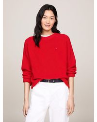 Tommy Hilfiger - Relaxed Fit Knitted Jumper - Lyst