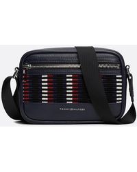 Tommy Hilfiger - Petit Sac Bandoulière Corporate En Cuir - Lyst
