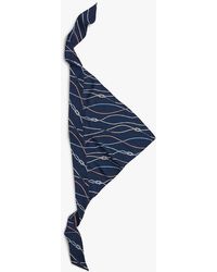 Tommy Hilfiger - Rope Print Pure Silk Scarf - Lyst