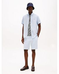 Tommy Hilfiger - Harlem Relaxed Fit Shorts Aus Leinenmix - Lyst