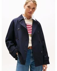 Tommy Hilfiger - Trench-Coat Court Déperlant - Lyst