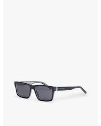 Tommy Hilfiger - Signature Tip Rectangular Sunglasses - Lyst