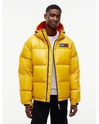 Tommy Hilfiger - Tommy Jeans Shiny Down Hooded Alaska Puffer Jacket - Lyst