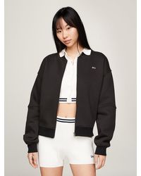 Tommy Hilfiger - Essential Zip-thru Relaxed Bomber Jacket - Lyst