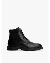 Tommy Hilfiger - Botas De Piel Con Suela De Tacos - Lyst