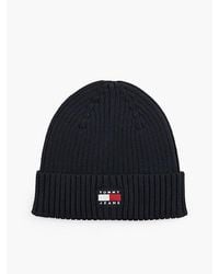 Tommy Hilfiger - Heritage Logo Rib-Knit Beanie - Lyst