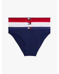 Tommy Hilfiger - Set Van 3 Slips Met Heritage-Logo - Lyst