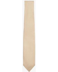 Tommy Hilfiger - Micro Dot Print Pure Silk Tie - Lyst