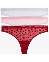 Tommy Hilfiger - 3-Pack Essential Mesh Thongs Gift Box - Lyst