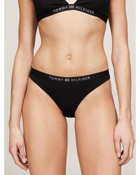 Tommy Hilfiger - Tonal Logo Hipster Bikini Bottoms - Lyst