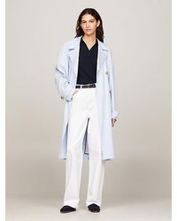 Tommy Hilfiger - Zweireihiger Relaxed Fit Trenchcoat - Lyst
