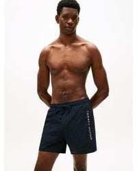 Tommy Hilfiger - Original Logo Mid Length Swim Shorts - Lyst