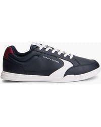 Tommy Hilfiger - Low Profile Cupsole Trainers With Leather - Lyst