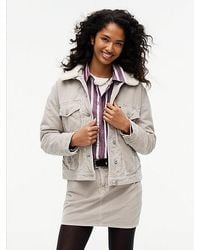 Tommy Hilfiger - Tommy Jeans Teddy Collar Corduroy Trucker Jacket - Lyst