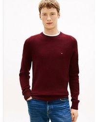 Tommy Hilfiger - Pure Lambswool Crew Neck Jumper - Lyst
