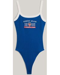 Tommy Hilfiger - Tommy Jeans International Games Logo Bodysuit - Lyst