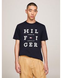 Tommy Hilfiger - Box Logo Jersey T-shirt - Lyst