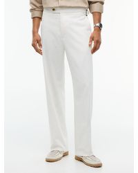 Tommy Hilfiger - New York Label Relaxed Twill Trousers - Lyst