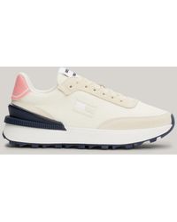 Tommy Hilfiger - Essential Mixed Texture Cleat Runner Trainers - Lyst