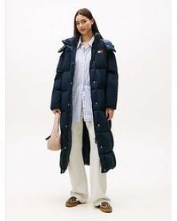 Tommy Hilfiger - Water Repellent Longline Alaska Puffer Coat - Lyst