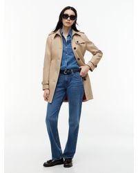 Tommy Hilfiger - Single Breasted Trench Coat - Lyst