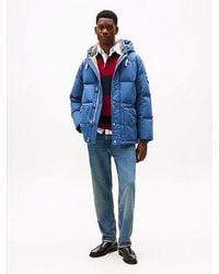 Tommy Hilfiger - Waterafstotende Parka Met Dons En Vierkanten - Lyst