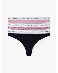 Tommy Hilfiger - 3Er-Pack Essential Strings Mit Logo-Taillenbund - Lyst