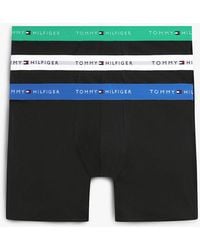 Tommy Hilfiger - 3-Pack Signature Contrast Waistband Boxer Briefs - Lyst