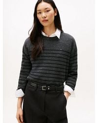 Tommy Hilfiger - Relaxed Fit Trui Van Zachte Wol - Lyst