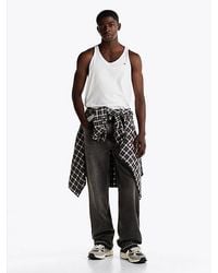 Tommy Hilfiger - Otis Zwarte Faded Regular Straight Jeans - Lyst