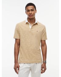 Tommy Hilfiger - Classic Fit Flag Jacquard Polo Shirt - Lyst