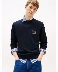 Tommy Hilfiger - Regular Fit Pullover Mit Rundhalsausschnitt - Lyst