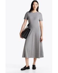 Tommy Hilfiger - Robe Midi Ajustée Et Évasée - Lyst