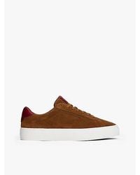 Tommy Hilfiger - Suède Sneaker Met Cupsole - Lyst