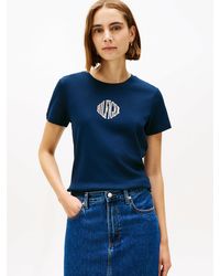 Tommy Hilfiger - Logo Crew Neck T-Shirt - Lyst