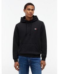 Tommy Hilfiger - Tommy Badge Fleece Drawstring Hoody - Lyst
