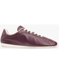 Tommy Hilfiger - Th Monogram Low Profile Leather Trainers - Lyst