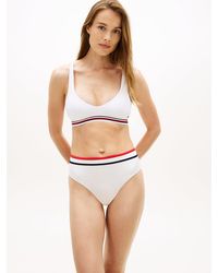 Tommy Hilfiger - Global Stripe Bralette Bikini Top - Lyst