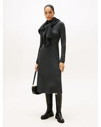 Tommy Hilfiger - Midi-Sweaterjurk Van Zachte Wol - Lyst