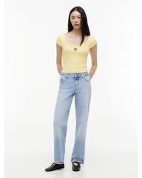 Tommy Hilfiger - Faded Low Rise Straight Leg Jeans - Lyst