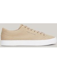 Tommy Hilfiger - Essential Canvas Lace-up Trainers - Lyst