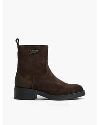 Tommy Hilfiger - Tommy Jeans Suede Soft Outsole Chelsea Boots - Lyst