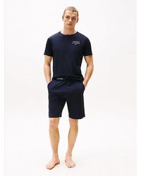 Tommy Hilfiger - Hombre Pantalón de Chándal Corto Jersey Short - Lyst