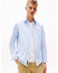 Tommy Hilfiger - Camisa De Corte Regular Con Diseño De Cuadros - Lyst
