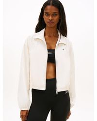 Tommy Hilfiger - Water Repellent Tie Side Zip-Thru Jacket - Lyst