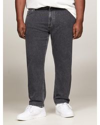 Tommy Hilfiger - Plus Ryan Straight Faded Black Jeans - Lyst