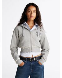 Tommy Hilfiger - Back Logo Zip-thru Sweatshirt - Lyst