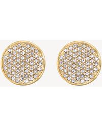 Tommy Hilfiger Icon Vergulde Oorknopjes Met Kristallen - Roze