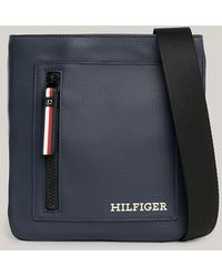 Tommy Hilfiger - Pique Textured Small Crossover Bag - Lyst