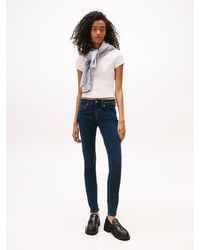 Tommy Hilfiger - Faded Low Rise Skinny Jeans - Lyst
